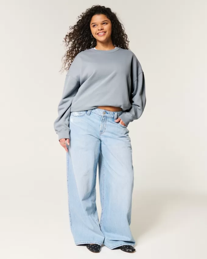 Oversized Crew Sweatshirt,Oversized Crew Sweatshirt Oversized Crew Sweatshirt,Oversized Crew Sweatshirt