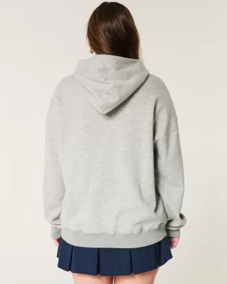 Oversized Football Graphic Hoodie,Oversized Football Graphic Hoodie