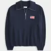 Oversized Half-Zip American Flag Graphic Sweater,Oversized Half-Zip American Flag Graphic Sweater Oversized Half-Zip American Flag Graphic Sweater,Oversized Half-Zip American Flag Graphic Sweater