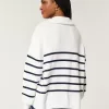 Oversized Half-Zip Graphic Sweater,Oversized Half-Zip Graphic Sweater Oversized Half-Zip Graphic Sweater,Oversized Half-Zip Graphic Sweater