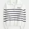 Oversized Half-Zip Graphic Sweater,Oversized Half-Zip Graphic Sweater Oversized Half-Zip Graphic Sweater,Oversized Half-Zip Graphic Sweater