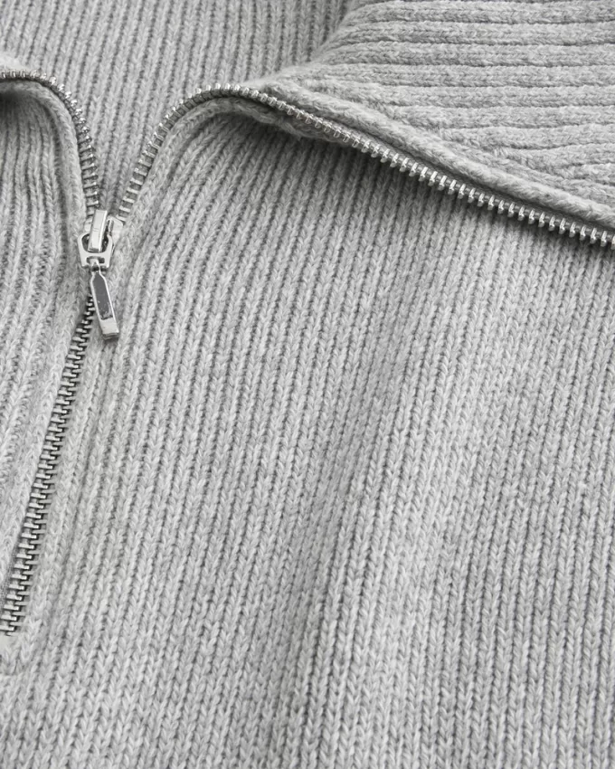 Oversized Half-Zip Sweater,Oversized Half-Zip Sweater Oversized Half-Zip Sweater,Oversized Half-Zip Sweater