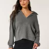 Oversized Half-Zip Sweater,Oversized Half-Zip Sweater Oversized Half-Zip Sweater,Oversized Half-Zip Sweater
