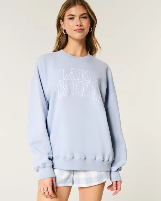 Oversized Lake Tahoe Graphic Crew Sweatshirt,Oversized Lake Tahoe Graphic Crew Sweatshirt Oversized Lake Tahoe Graphic Crew Sweatshirt,Oversized Lake Tahoe Graphic Crew Sweatshirt