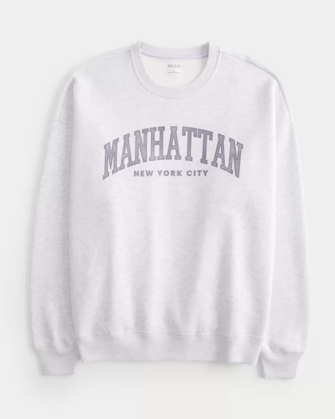 Oversized Manhattan New York Graphic Crew Sweatshirt,Oversized Manhattan New York Graphic Crew Sweatshirt Oversized Manhattan New York Graphic Crew Sweatshirt,Oversized Manhattan New York Graphic Crew Sweatshirt