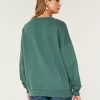 Oversized Notch-Neck Go Team Graphic Sweatshirt,Oversized Notch-Neck Go Team Graphic Sweatshirt Oversized Notch-Neck Go Team Graphic Sweatshirt,Oversized Notch-Neck Go Team Graphic Sweatshirt