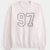 Oversized Number Graphic Crew Sweatshirt,Oversized Number Graphic Crew Sweatshirt Oversized Number Graphic Crew Sweatshirt,Oversized Number Graphic Crew Sweatshirt