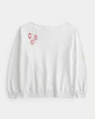 Oversized Off-the-Shoulder Lunar New Year Graphic Sweatshirt,Oversized Off-the-Shoulder Lunar New Year Graphic Sweatshirt Oversized Off-the-Shoulder Lunar New Year Graphic Sweatshirt,Oversized Off-the-Shoulder Lunar New Year Graphic Sweatshirt