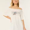 Oversized Off-the-Shoulder Motorcycle Racing Graphic Tee,Oversized Off-the-Shoulder Motorcycle Racing Graphic Tee Oversized Off-the-Shoulder Motorcycle Racing Graphic Tee,Oversized Off-the-Shoulder Motorcycle Racing Graphic Tee