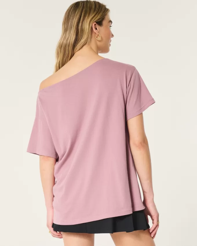 Oversized Off-the-Shoulder Reneé Rapp Graphic Tee,Oversized Off-the-Shoulder Reneé Rapp Graphic Tee Oversized Off-the-Shoulder Reneé Rapp Graphic Tee,Oversized Off-the-Shoulder Reneé Rapp Graphic Tee