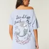 Oversized Off-the-Shoulder Sea Shell Beach Club Graphic Tee,Oversized Off-the-Shoulder Sea Shell Beach Club Graphic Tee Oversized Off-the-Shoulder Sea Shell Beach Club Graphic Tee,Oversized Off-the-Shoulder Sea Shell Beach Club Graphic Tee