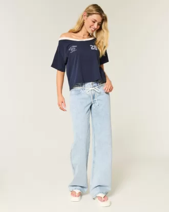 Oversized Off-the-Shoulder Varsity Graphic Tee,Oversized Off-the-Shoulder Varsity Graphic Tee Oversized Off-the-Shoulder Varsity Graphic Tee,Oversized Off-the-Shoulder Varsity Graphic Tee