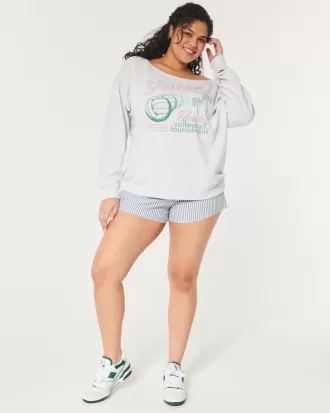 Oversized Off-the-Shoulder Volleyball Graphic Sweatshirt,Oversized Off-the-Shoulder Volleyball Graphic Sweatshirt Oversized Off-the-Shoulder Volleyball Graphic Sweatshirt,Oversized Off-the-Shoulder Volleyball Graphic Sweatshirt