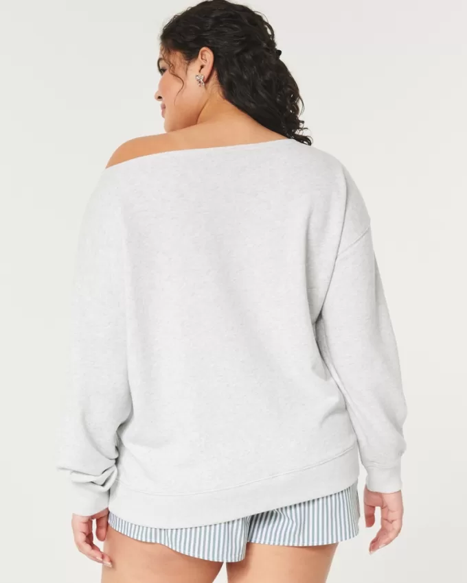 Oversized Off-the-Shoulder Volleyball Graphic Sweatshirt,Oversized Off-the-Shoulder Volleyball Graphic Sweatshirt Oversized Off-the-Shoulder Volleyball Graphic Sweatshirt,Oversized Off-the-Shoulder Volleyball Graphic Sweatshirt