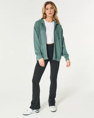 Oversized Terry Zip-Up Hoodie,Oversized Terry Zip-Up Hoodie Oversized Terry Zip-Up Hoodie,Oversized Terry Zip-Up Hoodie