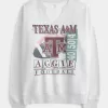 Oversized Texas A&M University Notch-Neck Sweatshirt,Oversized Texas A&M University Notch-Neck Sweatshirt Oversized Texas A&M University Notch-Neck Sweatshirt,Oversized Texas A&M University Notch-Neck Sweatshirt