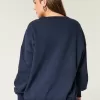 Oversized UCLA Graphic Notch-Neck Sweatshirt,Oversized UCLA Graphic Notch-Neck Sweatshirt Oversized UCLA Graphic Notch-Neck Sweatshirt,Oversized UCLA Graphic Notch-Neck Sweatshirt