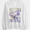 Oversized University of Washington Graphic Notch-Neck Sweatshirt,Oversized University of Washington Graphic Notch-Neck Sweatshirt Oversized University of Washington Graphic Notch-Neck Sweatshirt,Oversized University of Washington Graphic Notch-Neck Sweatshirt