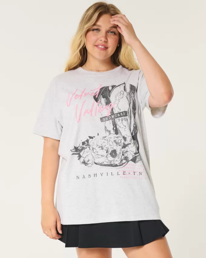 Oversized Velvet Valley Graphic Tee,Oversized Velvet Valley Graphic Tee Oversized Velvet Valley Graphic Tee,Oversized Velvet Valley Graphic Tee
