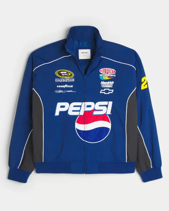 Pepsi NASCAR Graphic Zip-Up Racing Jacket,Pepsi NASCAR Graphic Zip-Up Racing Jacket