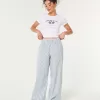 Poplin Wide-Leg Sleep Pants,Poplin Wide-Leg Sleep Pants Poplin Wide-Leg Sleep Pants,Poplin Wide-Leg Sleep Pants