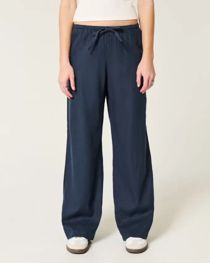 Pull-On Wide-Leg Pants,Pull-On Wide-Leg Pants Pull-On Wide-Leg Pants,Pull-On Wide-Leg Pants