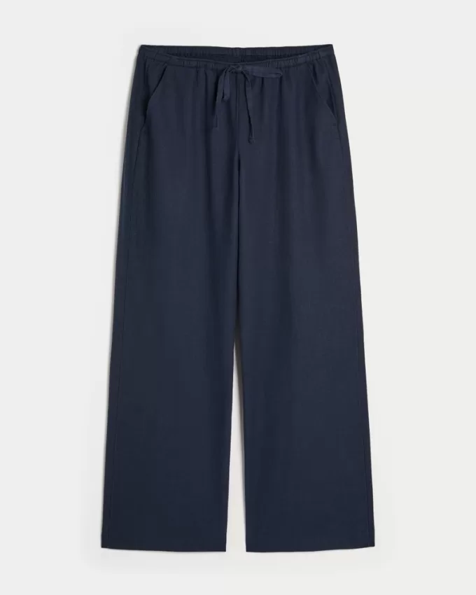 Pull-On Wide-Leg Pants,Pull-On Wide-Leg Pants Pull-On Wide-Leg Pants,Pull-On Wide-Leg Pants