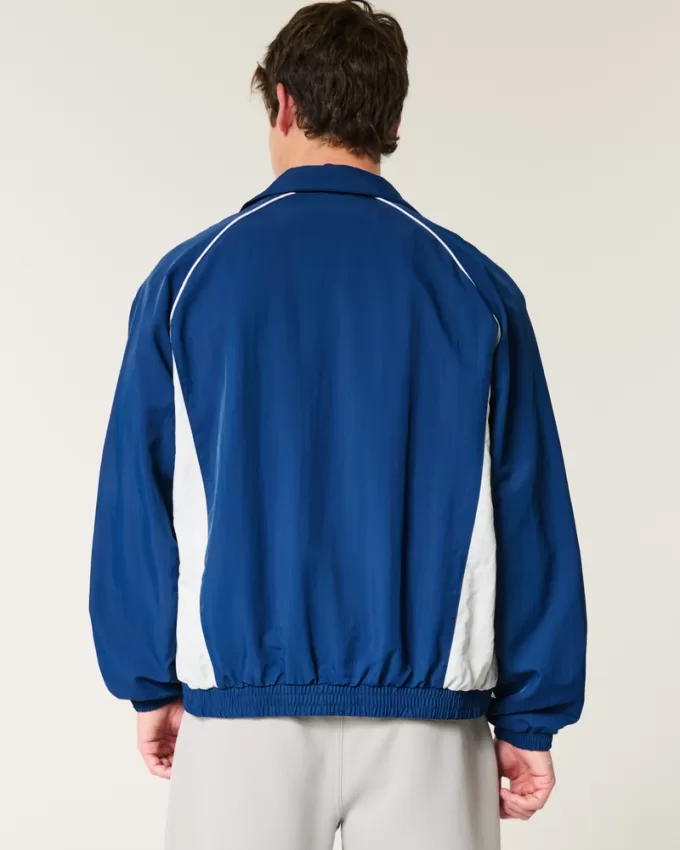 Rec & Leisure Division Graphic Windbreaker Jacket,Rec & Leisure Division Graphic Windbreaker Jacket