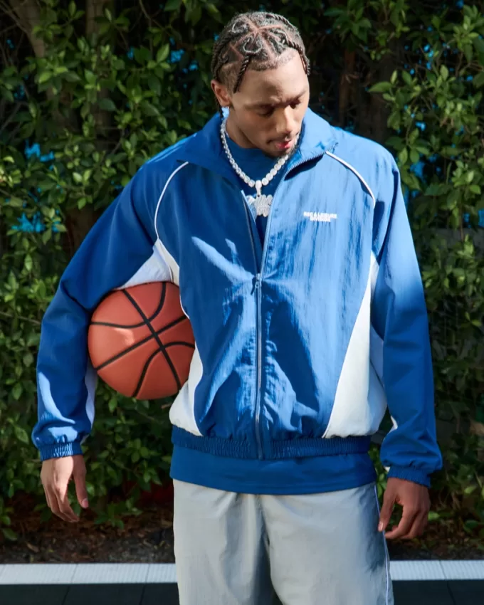 Rec & Leisure Division Graphic Windbreaker Jacket,Rec & Leisure Division Graphic Windbreaker Jacket