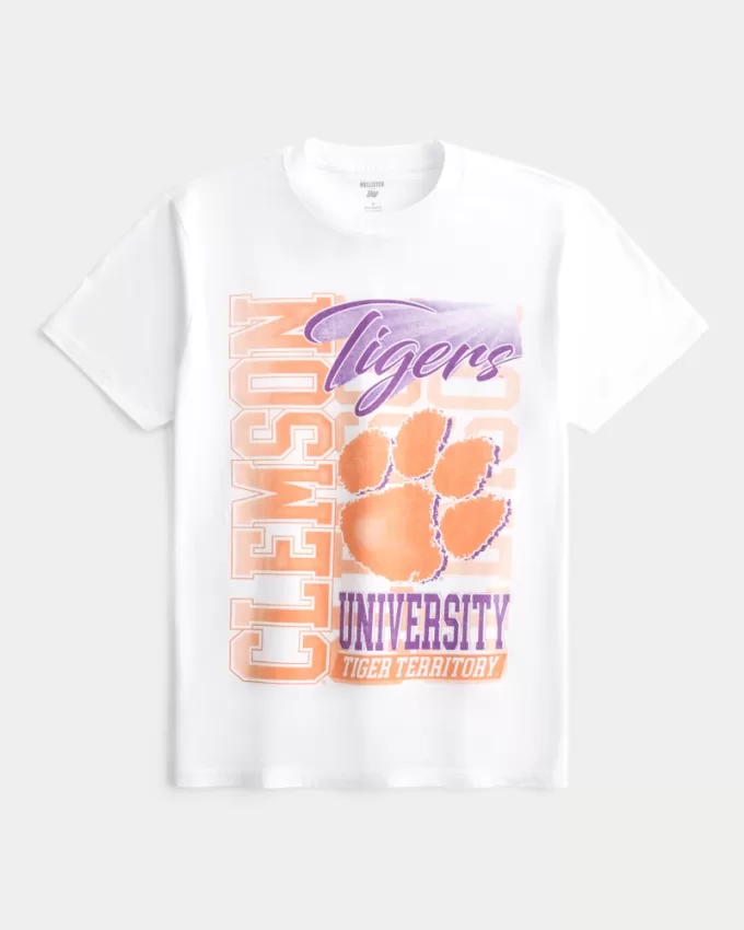 Relaxed Clemson University Tigers Graphic Tee,Relaxed Clemson University Tigers Graphic Tee Relaxed Clemson University Tigers Graphic Tee,Relaxed Clemson University Tigers Graphic Tee
