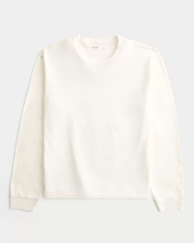 Relaxed Long-Sleeve Crew T-Shirt,Relaxed Long-Sleeve Crew T-Shirt Relaxed Long-Sleeve Crew T-Shirt,Relaxed Long-Sleeve Crew T-Shirt