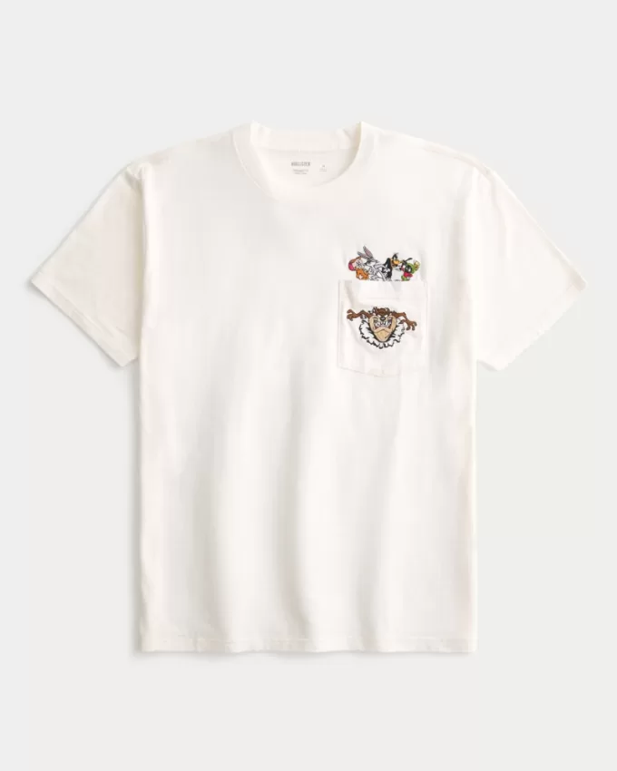 Relaxed Looney Tunes Graphic Pocket Tee,Relaxed Looney Tunes Graphic Pocket Tee Relaxed Looney Tunes Graphic Pocket Tee,Relaxed Looney Tunes Graphic Pocket Tee