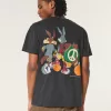 Relaxed Looney Tunes Tune Squad Graphic Tee,Relaxed Looney Tunes Tune Squad Graphic Tee