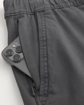 Relaxed Twill Cargo Joggers,Relaxed Twill Cargo Joggers