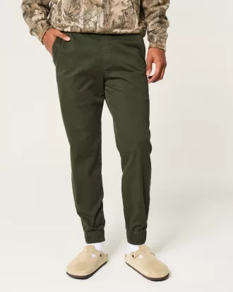 Relaxed Twill Joggers,Relaxed Twill Joggers