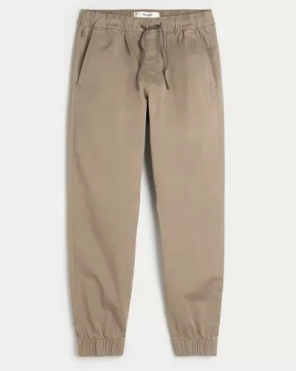Relaxed Twill Joggers,Relaxed Twill Joggers