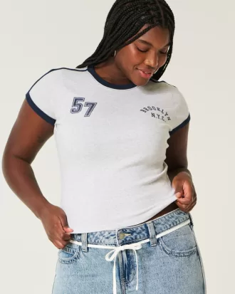 Ribbed Brooklyn Graphic Baby Tee,Ribbed Brooklyn Graphic Baby Tee Ribbed Brooklyn Graphic Baby Tee,Ribbed Brooklyn Graphic Baby Tee