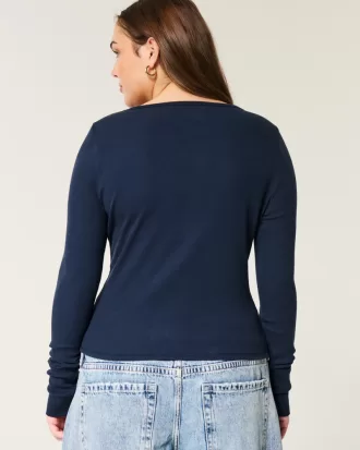 Ribbed East Coast Graphic Henley,Ribbed East Coast Graphic Henley Ribbed East Coast Graphic Henley,Ribbed East Coast Graphic Henley