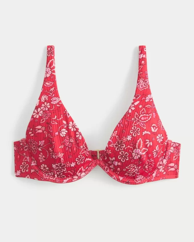 Ribbed High Apex Underwire Bikini Top,Ribbed High Apex Underwire Bikini Top Ribbed High Apex Underwire Bikini Top,Ribbed High Apex Underwire Bikini Top