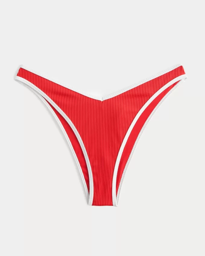 Ribbed High-Leg V-Waist Cheekiest Bikini Bottom,Ribbed High-Leg V-Waist Cheekiest Bikini Bottom Ribbed High-Leg V-Waist Cheekiest Bikini Bottom,Ribbed High-Leg V-Waist Cheekiest Bikini Bottom