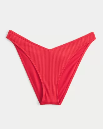 Ribbed High-Leg V-Waist Cheeky Bikini Bottom,Ribbed High-Leg V-Waist Cheeky Bikini Bottom Ribbed High-Leg V-Waist Cheeky Bikini Bottom,Ribbed High-Leg V-Waist Cheeky Bikini Bottom