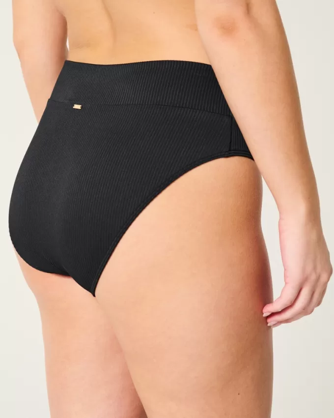 Ribbed High-Waist Bikini Bottom,Ribbed High-Waist Bikini Bottom Ribbed High-Waist Bikini Bottom,Ribbed High-Waist Bikini Bottom