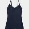 Ribbed Lace Trim Cami,Ribbed Lace Trim Cami Ribbed Lace Trim Cami,Ribbed Lace Trim Cami