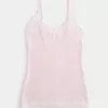 Ribbed Lace Trim Cami,Ribbed Lace Trim Cami Ribbed Lace Trim Cami,Ribbed Lace Trim Cami