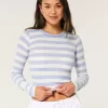Ribbed Long-Sleeve Crew Top,Ribbed Long-Sleeve Crew Top Ribbed Long-Sleeve Crew Top,Ribbed Long-Sleeve Crew Top