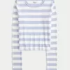 Ribbed Long-Sleeve Crew Top,Ribbed Long-Sleeve Crew Top Ribbed Long-Sleeve Crew Top,Ribbed Long-Sleeve Crew Top