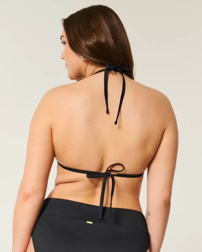 Ribbed Multi-Way Triangle Bikini Top,Ribbed Multi-Way Triangle Bikini Top Ribbed Multi-Way Triangle Bikini Top,Ribbed Multi-Way Triangle Bikini Top