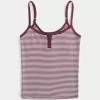 Ribbed Notch Henley Cami,Ribbed Notch Henley Cami Ribbed Notch Henley Cami,Ribbed Notch Henley Cami