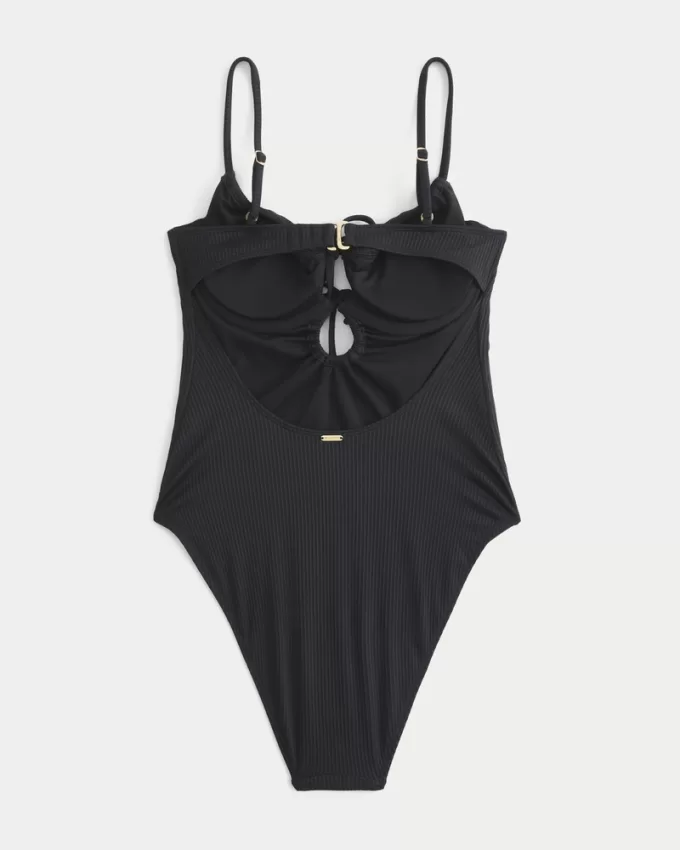 Ribbed One-Piece Swimsuit,Ribbed One-Piece Swimsuit Ribbed One-Piece Swimsuit,Ribbed One-Piece Swimsuit