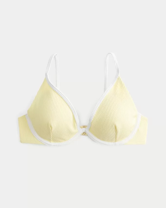 Ribbed Plunge Underwire Bikini Top,Ribbed Plunge Underwire Bikini Top Ribbed Plunge Underwire Bikini Top,Ribbed Plunge Underwire Bikini Top